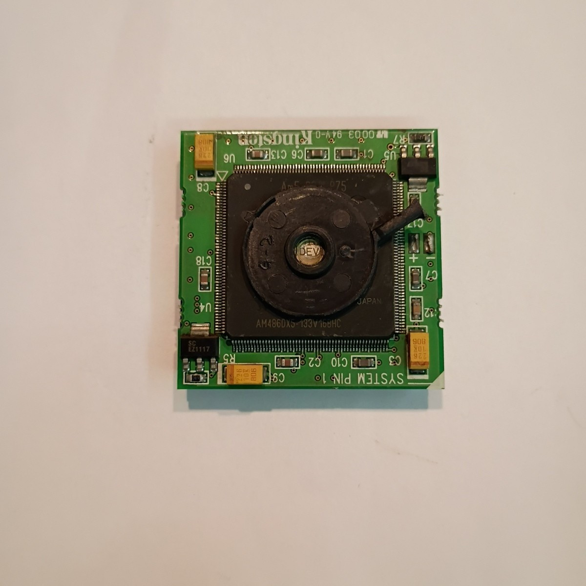 Kingston TurboChip TC5X86/133 486 Socket 3 Upgrade CPU 5X86 DX5 133MHz Vintage