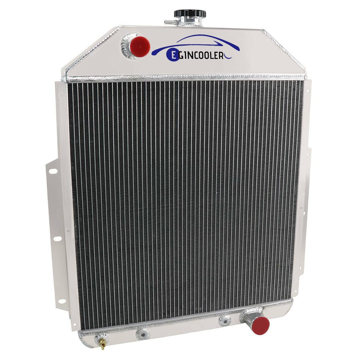 3 Row Core Aluminum Radiator for 1942-1952 Ford F1 F2 F3 F4 GM Chevy V8