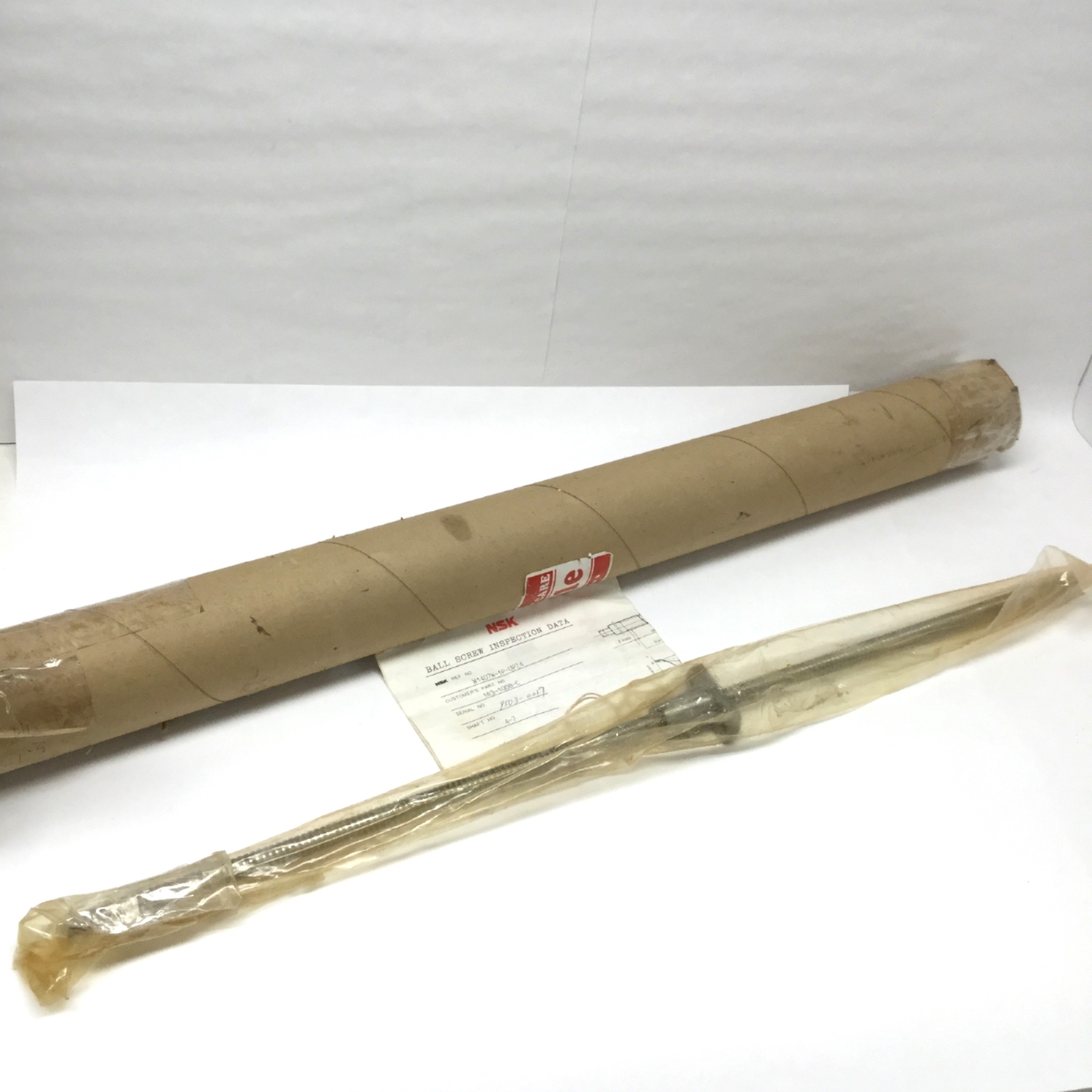 NSK W1407W-1P-UPZ4 Ballscrew w/ Nut Ø14mm, 4mm Lead, 650mm Travel
