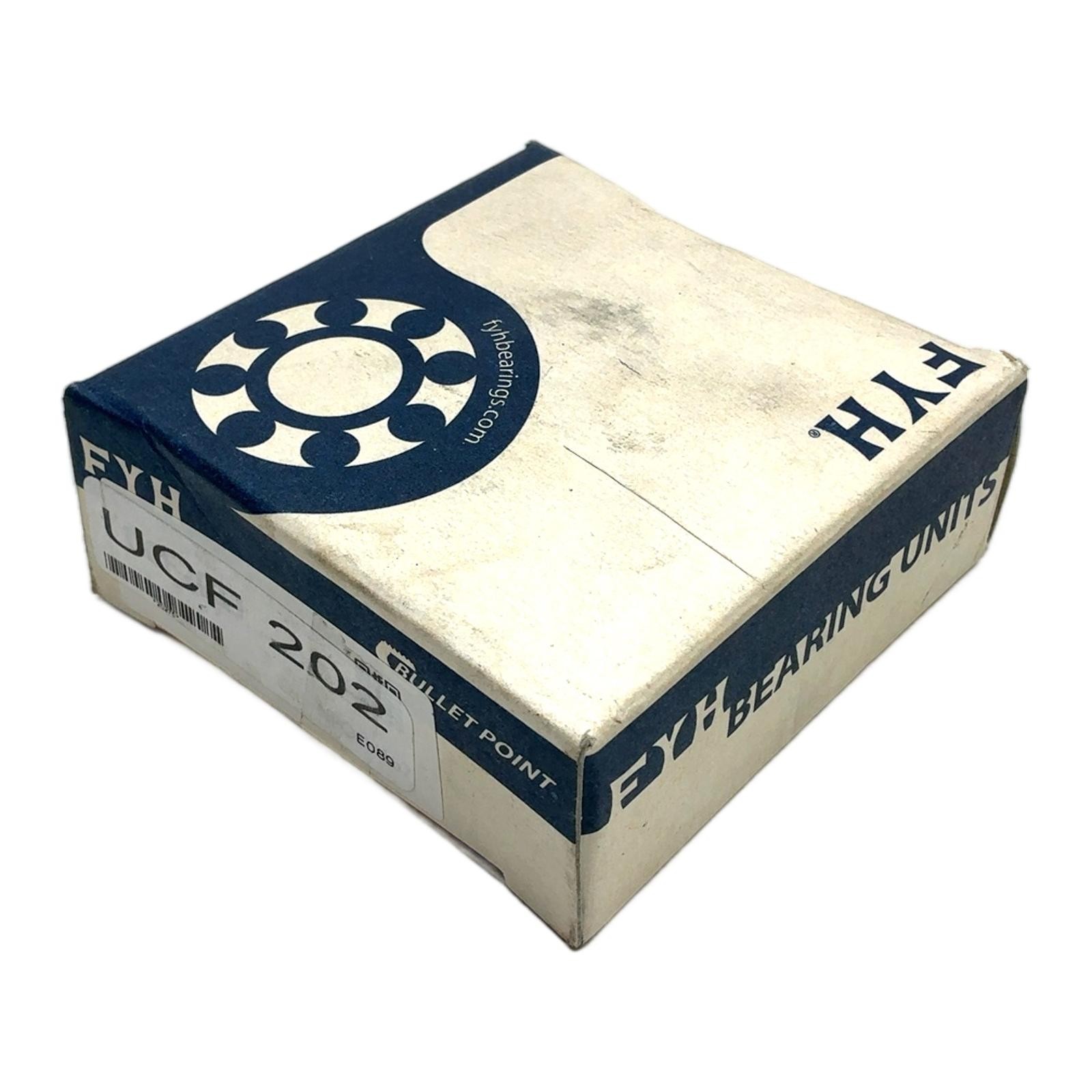 UCF202 FYH, FYH 4-Bolt Flange Bearing Unit 15mm Bore UCF 202, UCF202, UCF202,…