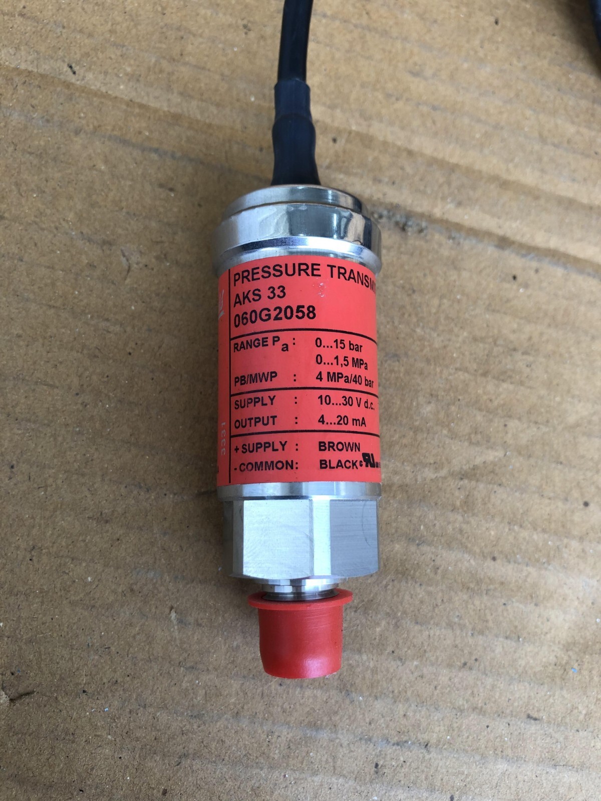 DANFOSS AKS33 PRESSURE TRANSMITTER 060G2058