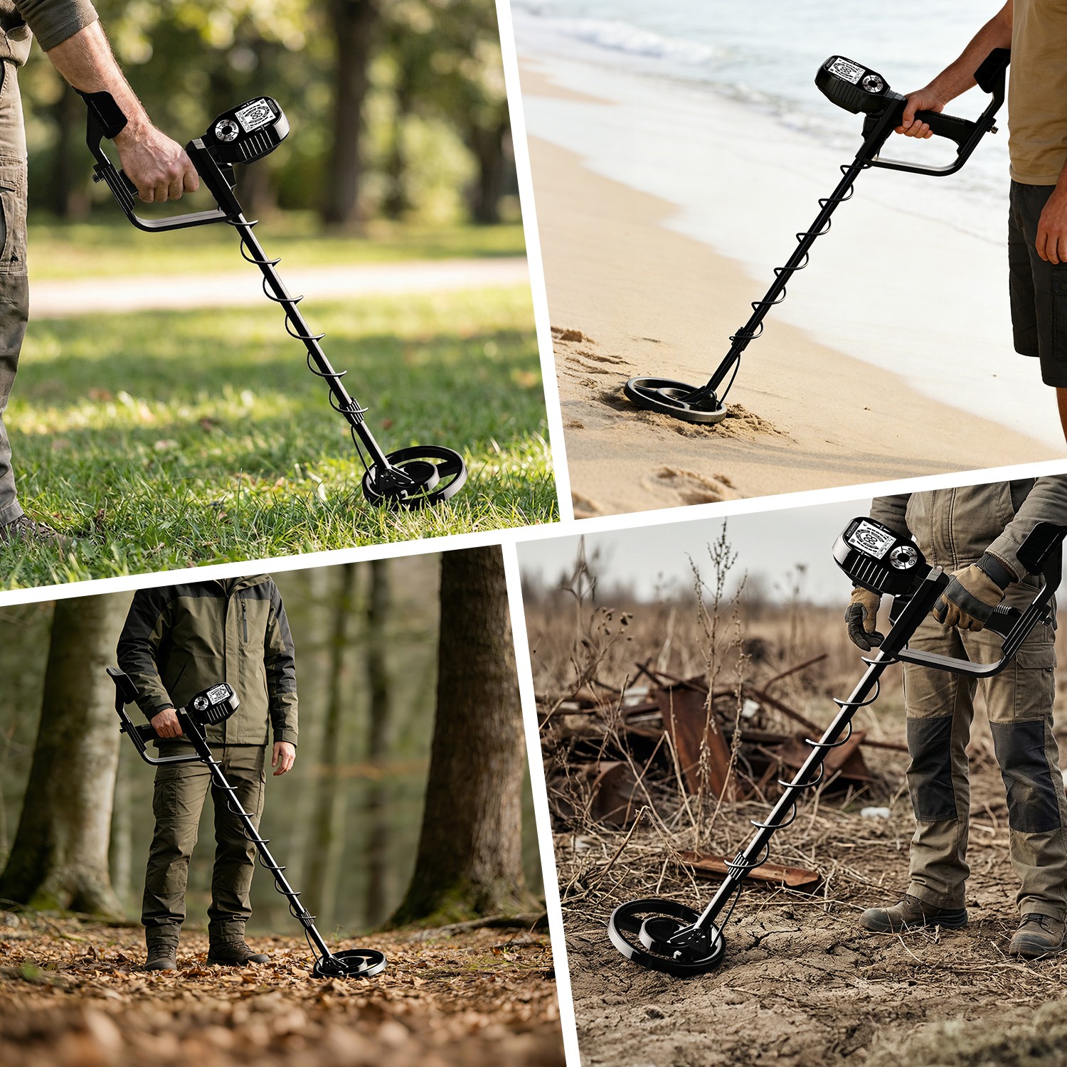 Metal Detector for Adults Professional, Pinpoint Metal Detector with LCD Disp…