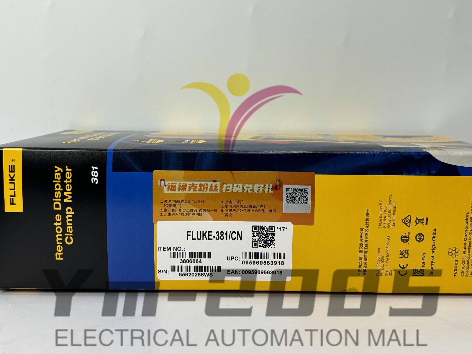 Fluke 381 Remote Display True RMS AC/DC Clamp Meter with iFlex NEW #MK
