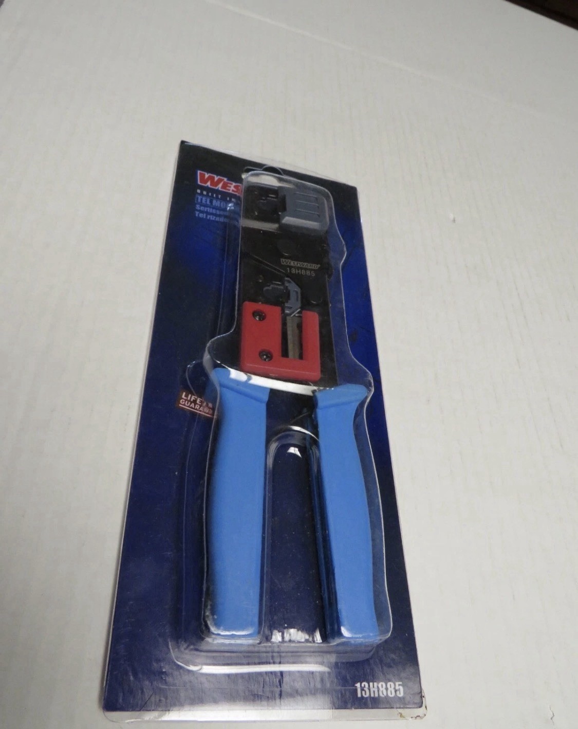 A2 Westward 13H885 Tel Modular Plug Crimper RJ11 RJ12 RJ45 7/8” New