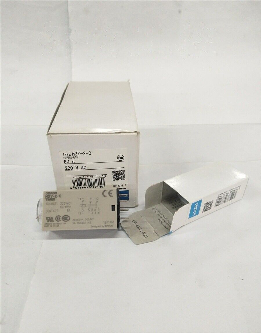 Omron H3Y-2-C 220VAC Timer New One Free Shipping H3Y2C