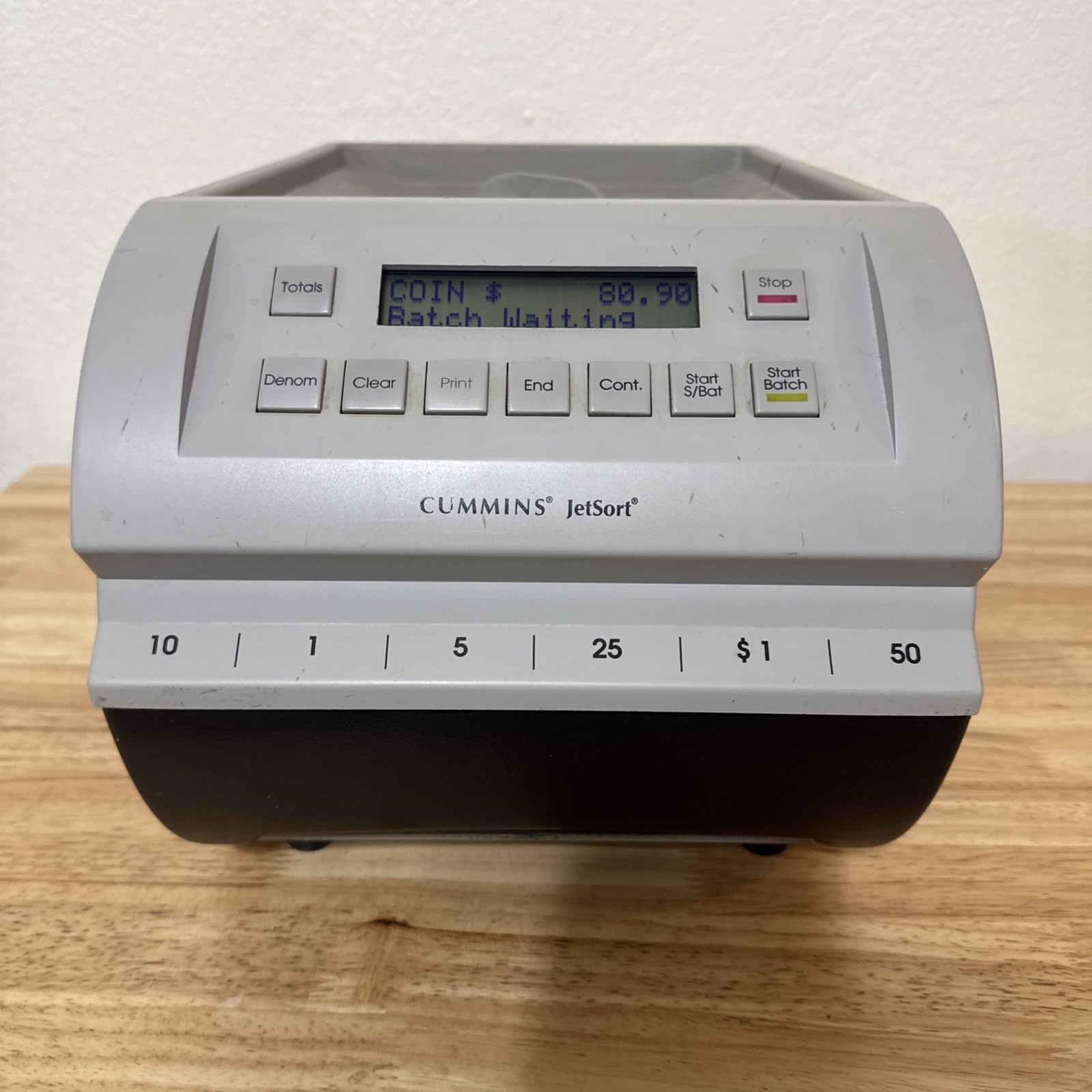 Cummins Allison Jetsort 1601 Series Coin Counter – Tested Working