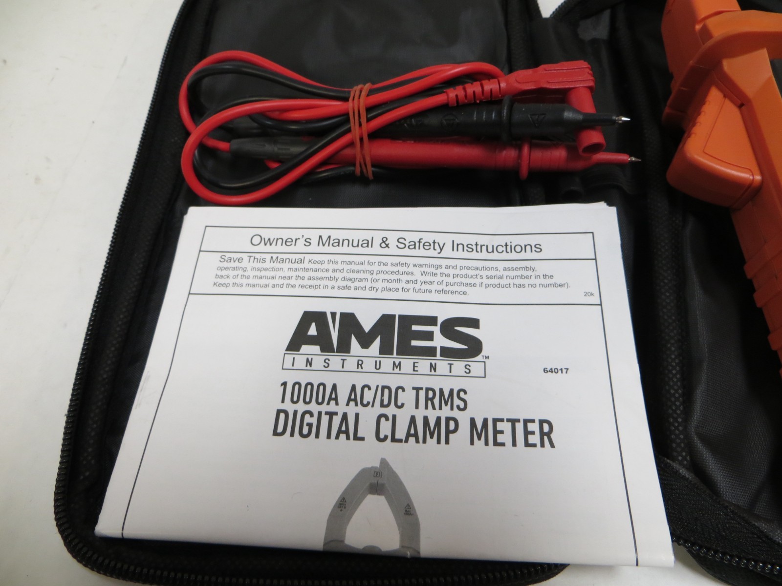 AMES INSTRUMENTS CM1000A 1000A True-RMS AC/DC Clamp Meter new
