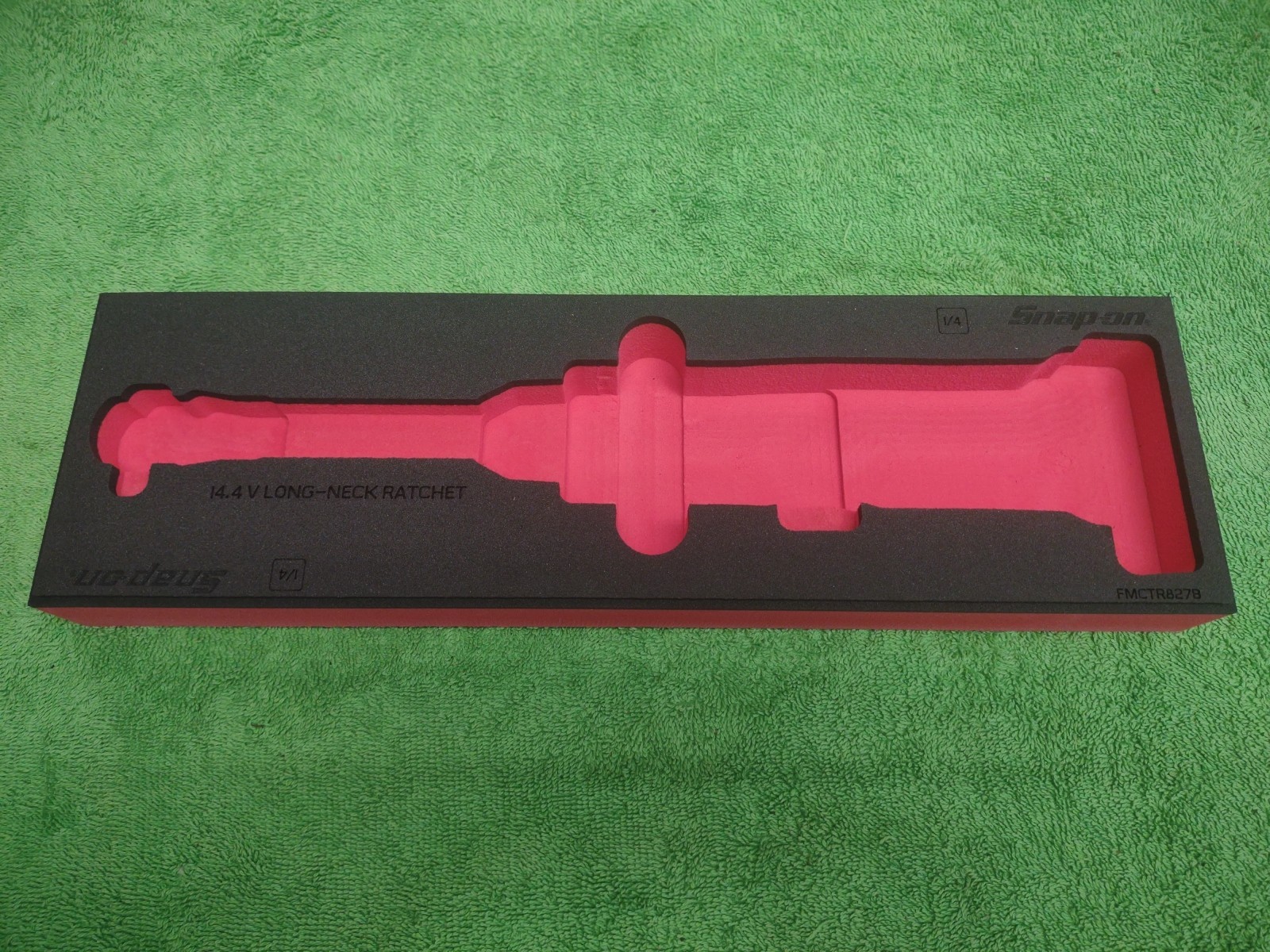 Snap On Tool RED FOAM For CTR 717 CTR817 14.4V Long Neck Ratchet Foam FMCTR827B