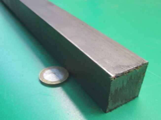 12L14 Square Carbon Steel Bars, 1 1/8″ Square x 1 Ft Length