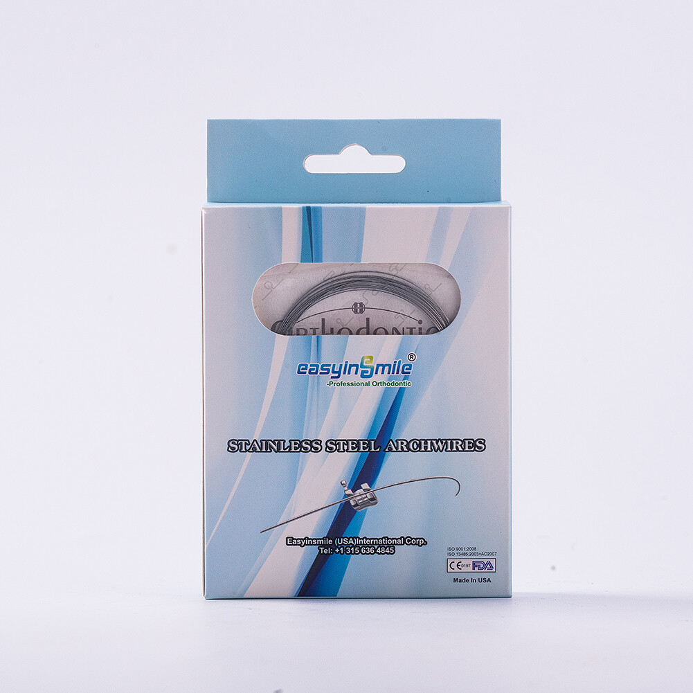 10Pack Dental Orthodontic Stainless Steel Arch Wire Ovoid Upper/Lower Teeth Wire