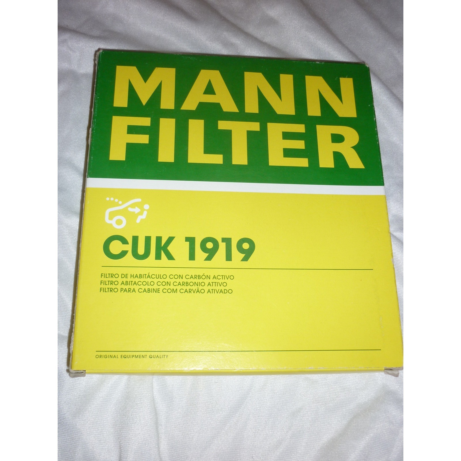 MANN-FILTER CUK 1919 Cabin Air Filter with Activated Charcoal OE Quality