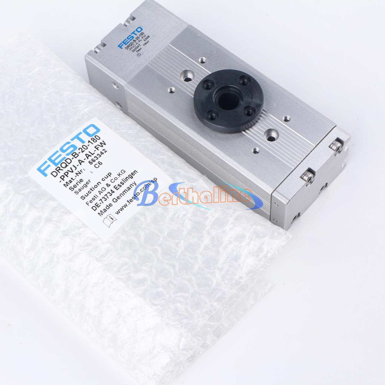 New In Box FESTO DRQD-B-20-180-PPVJ-A-AL-FW (563342) Twin-piston Cylinder