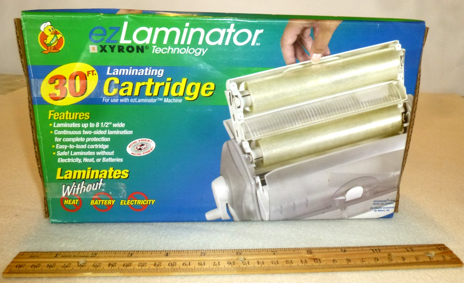 Duck Manco EZ Laminator Xyron Technology 30 Ft Laminating Cartridge Refill NEW