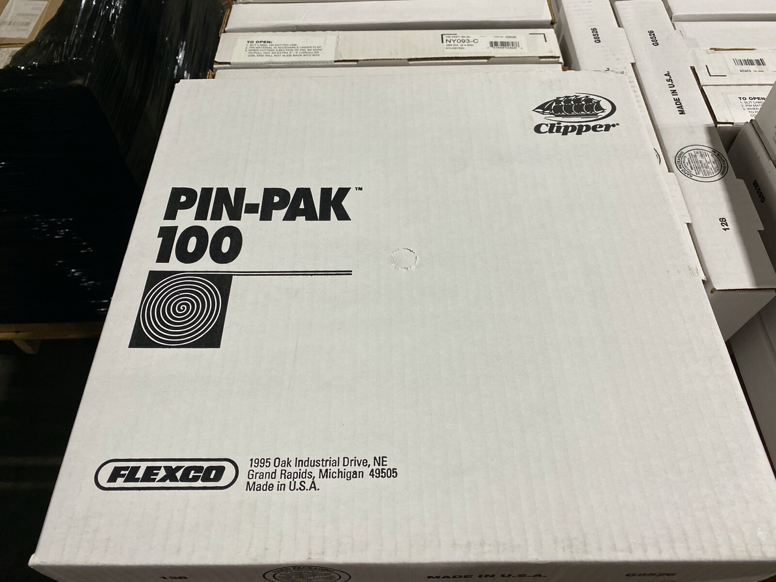 100 Feet Flexco NY093-C Clipper Hinge Pin-Pak Conveyor Belt Fastener .093″ Dia