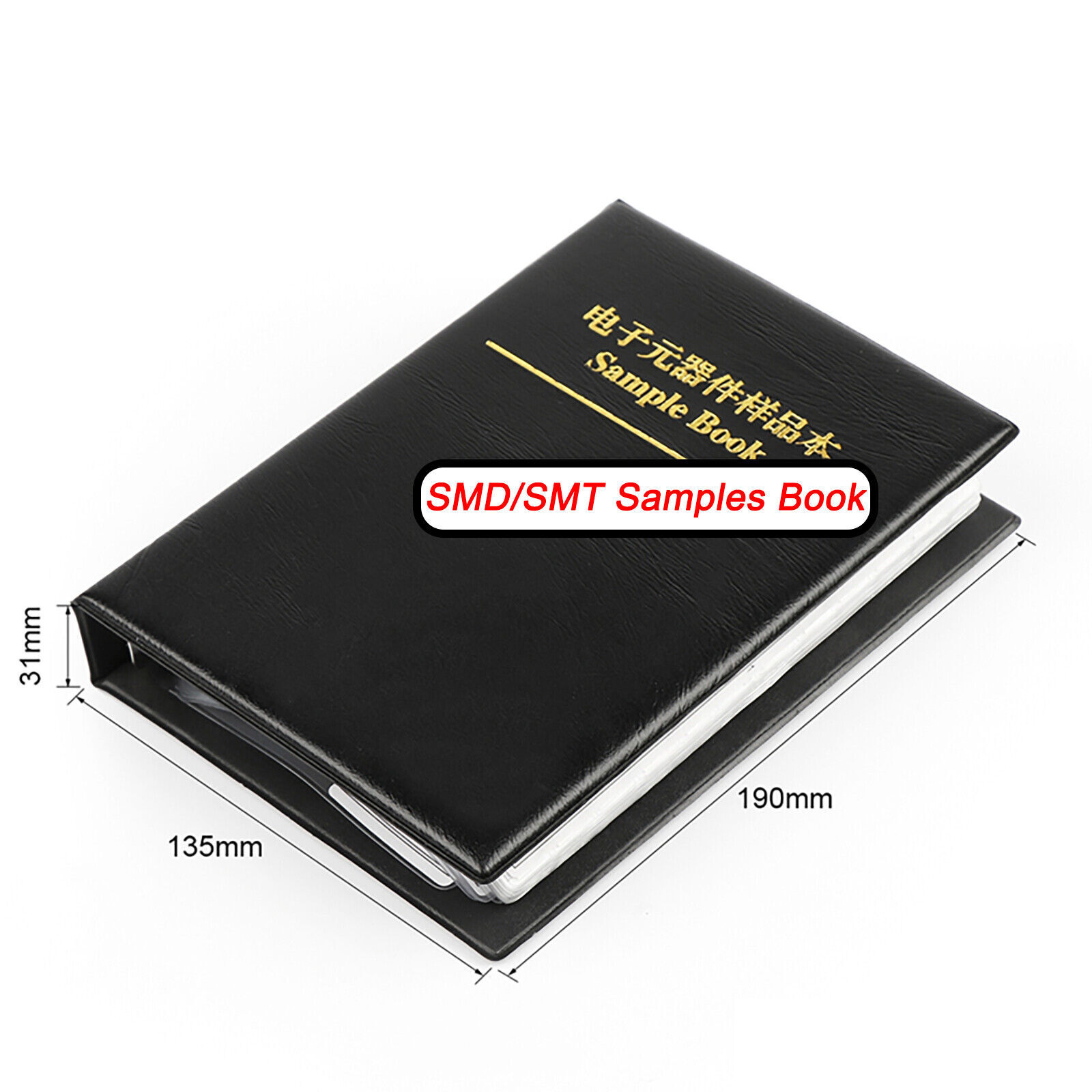 SMD/SMT Resistors/Capacitors 0201/0402/0603/0805/1206 Samples Book Assorted Kit