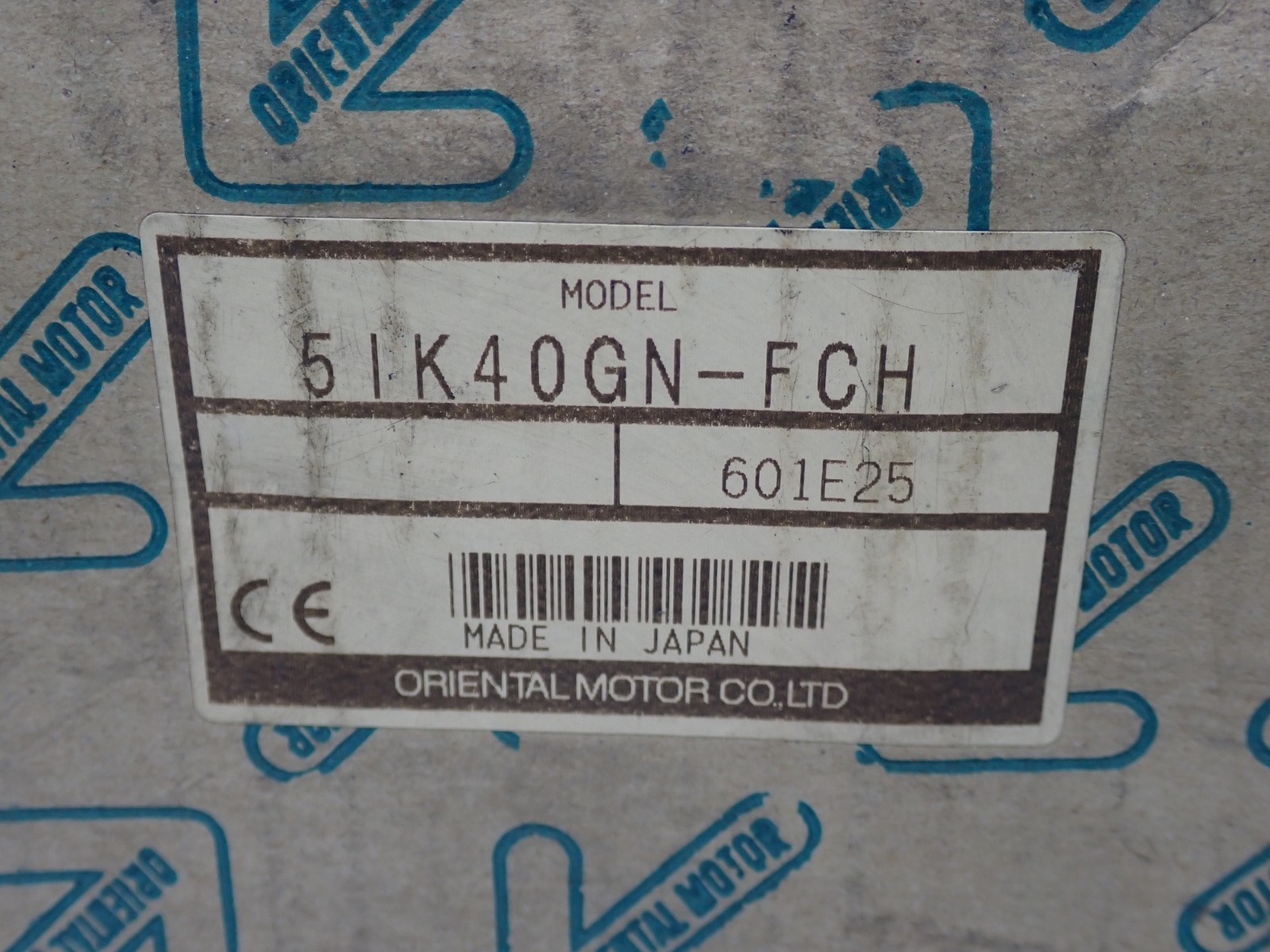 Oriental Motor 51K40GN-FCH Induction Motor 40W 115V NEW