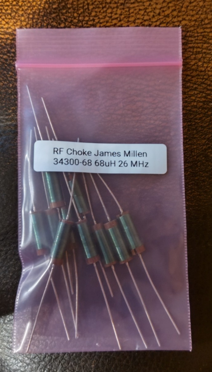 Set of 36 James Millen 34300 RF Chokes 0.68 to 700 uH **DEEP DISCOUNTS READ**