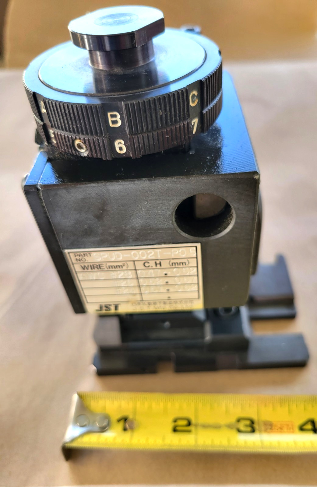 JST NFG. CO. MODEL CMKS-L SPUD-002T -PO5 APPLICATOR