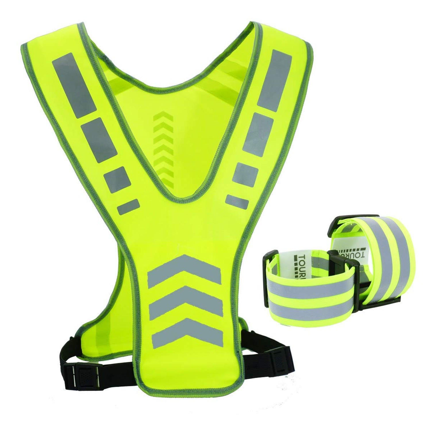 Reflective Running Vest Gear with Pocket for Women Men Kids, Safety Reflectiv…
