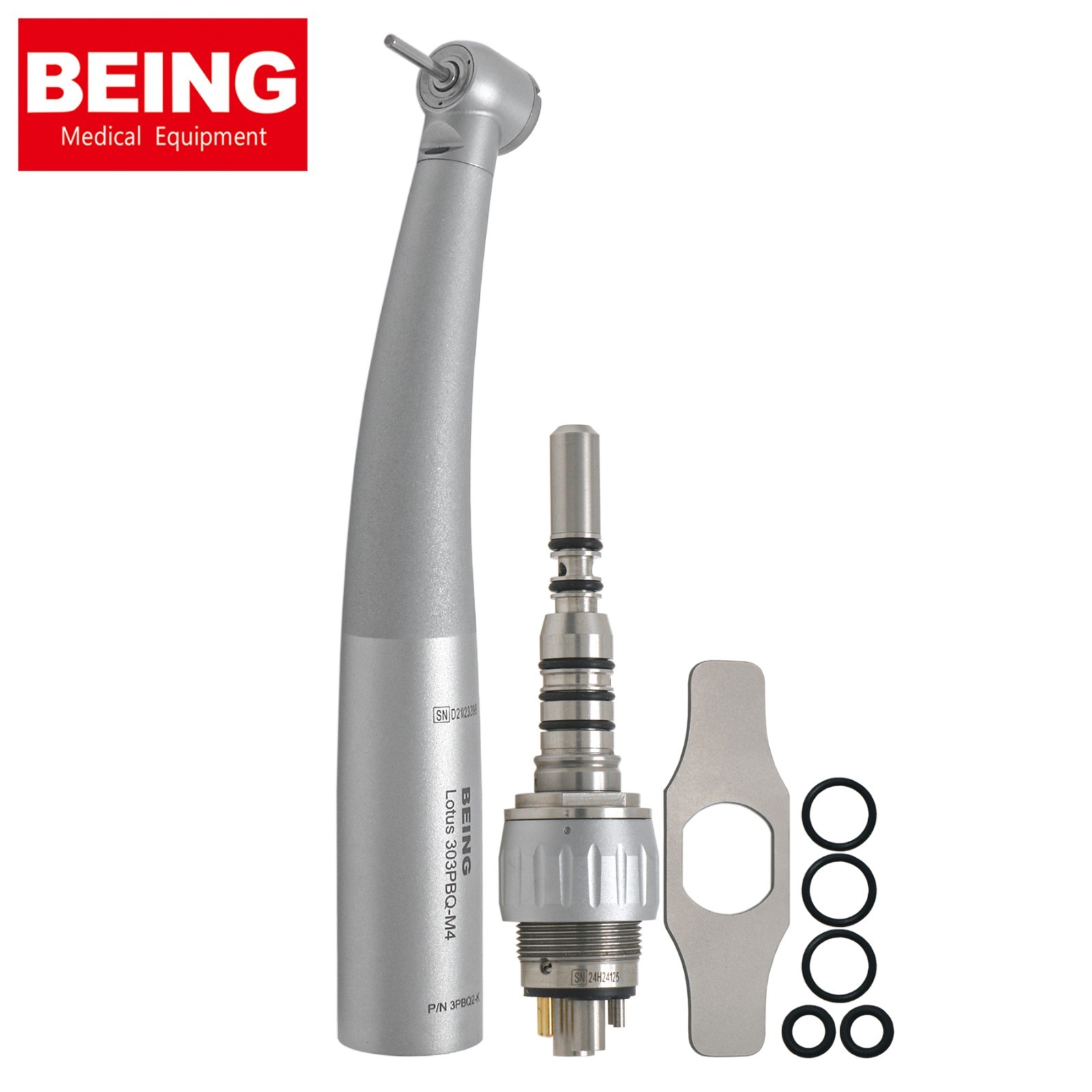 BEING Dental High Speed Fiber Optic Handpiece KaVo MULTIflex Compatible 4/6 Hole