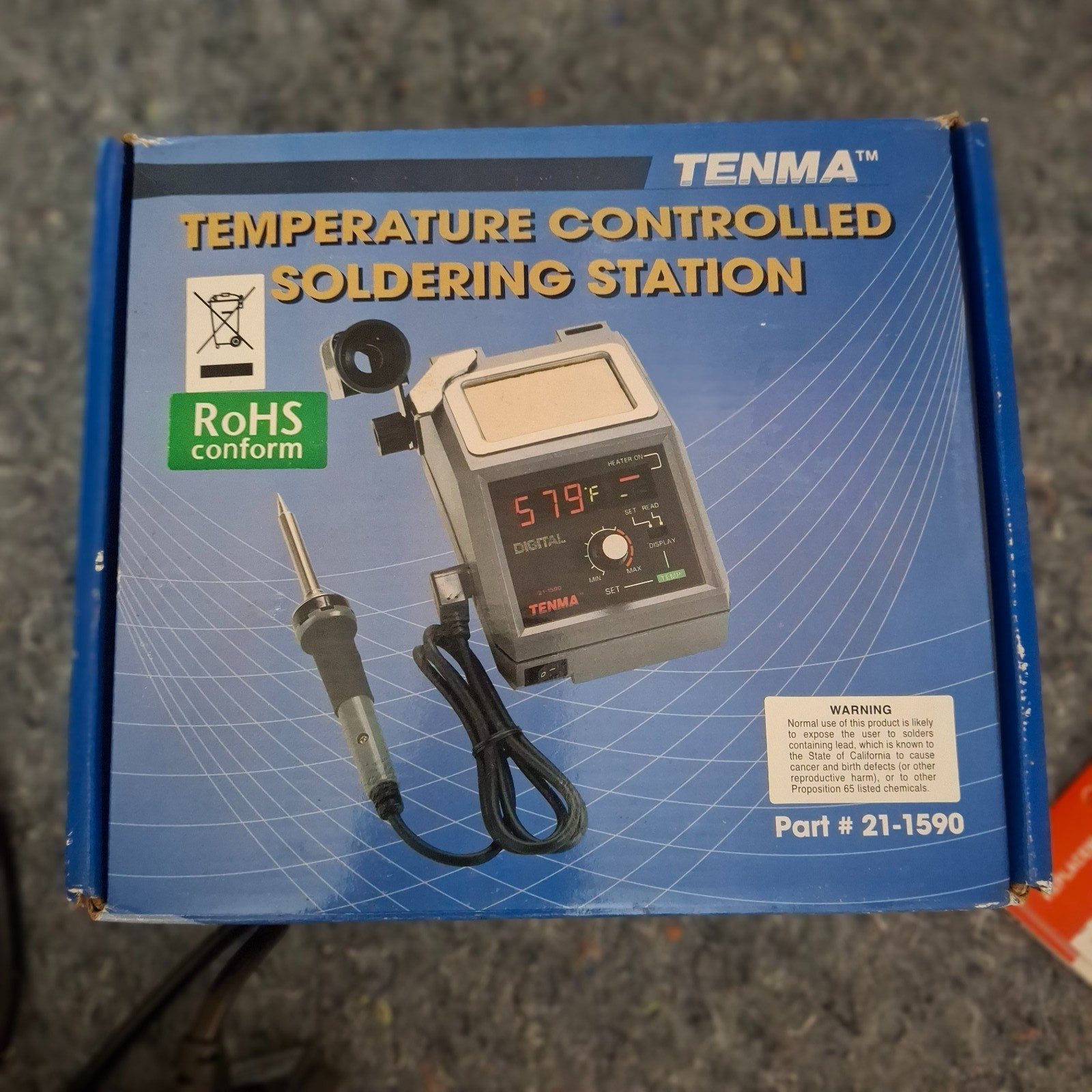 Tenma Temperature Controlled Soldering Station 21-1590 Digital / Extra Tips