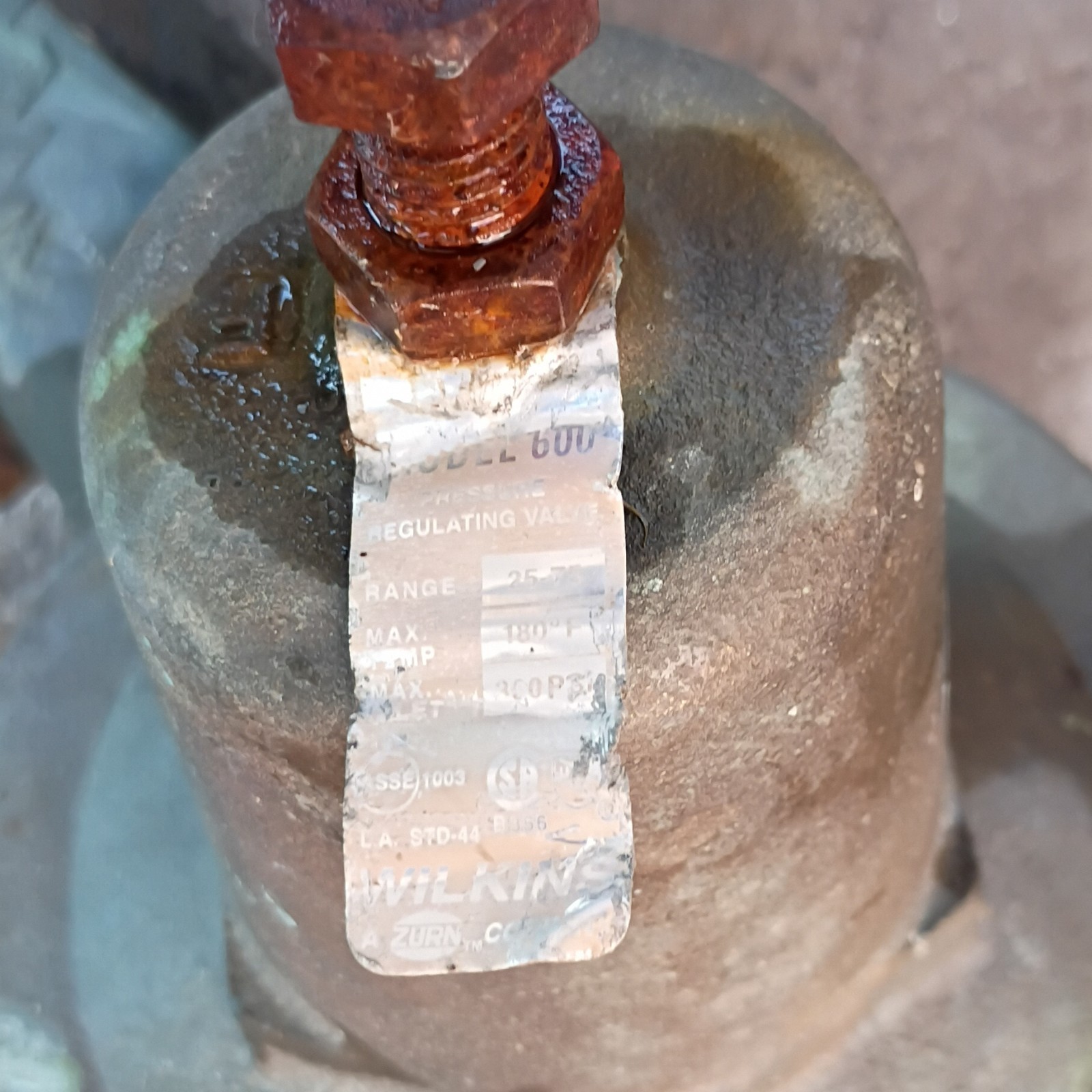 Wilkins 600 Manual Regulating Valve, Brass Body, Water Media, 2 Each