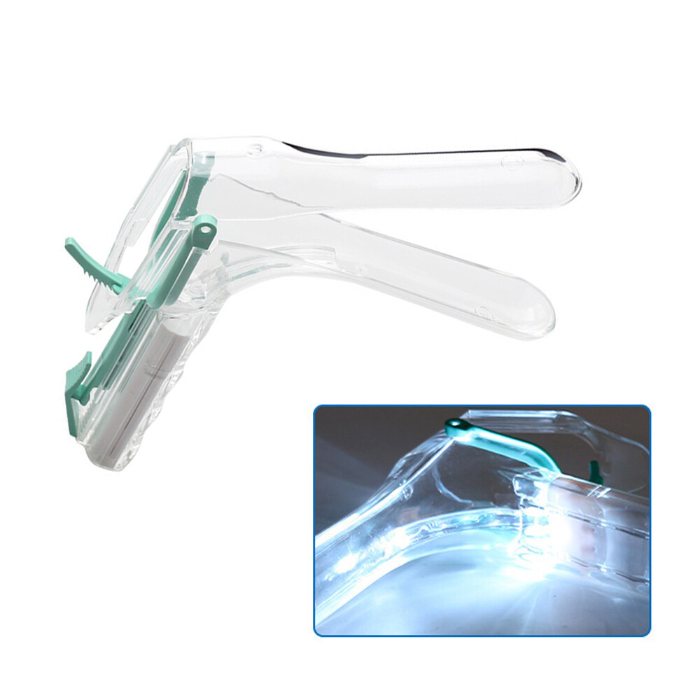Medical LED Female Private Vaginal Speculum Illuminated Vaginal Expander w/Light
