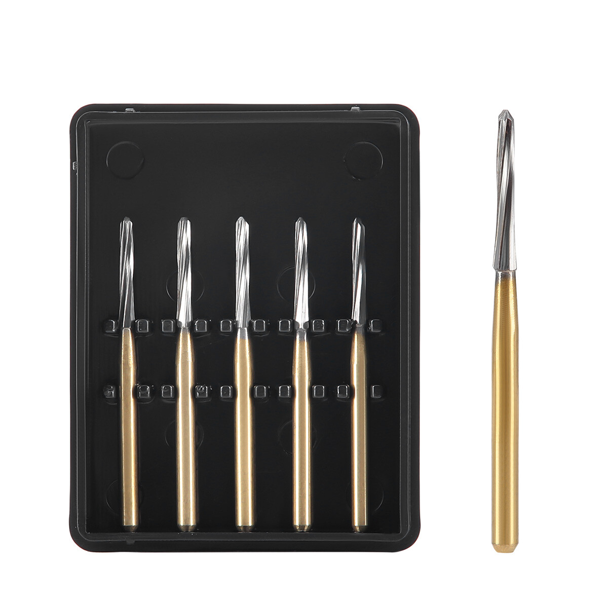 Dental Endo ENDO-Z Tungsten Carbide Burs FG Round Bur High Speed 21/25/28mm