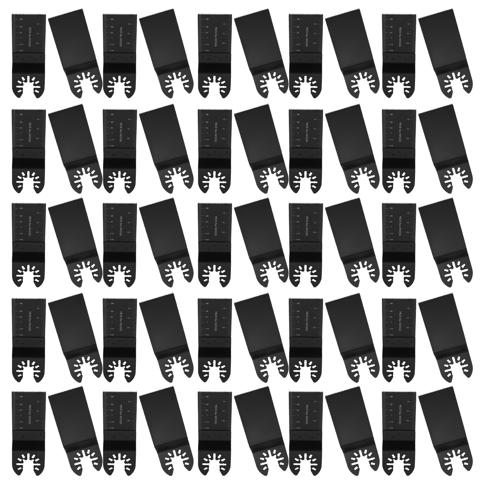 50 x Universal 34mm Oscillating Multi Tool Saw Blades Carbon Steel Cutter Fast