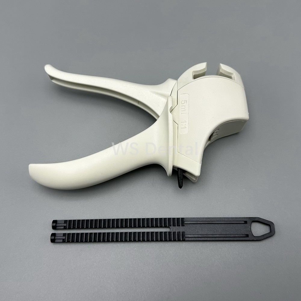 5ml 1:1 Dental Activa Spenser Type Dispenser Gun For Automix Syringes Cement Gun