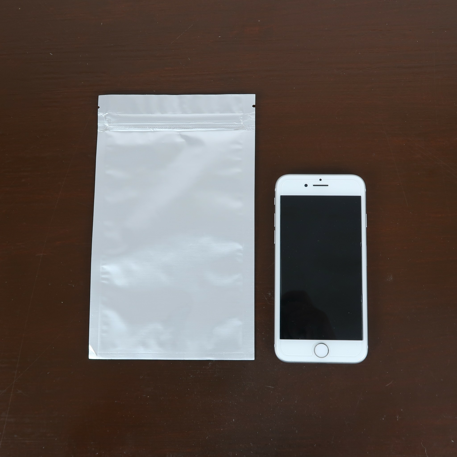 New Flat Silver Heavy Duty Mylar QuickQlick™ Bag Pouches Variety Sizes