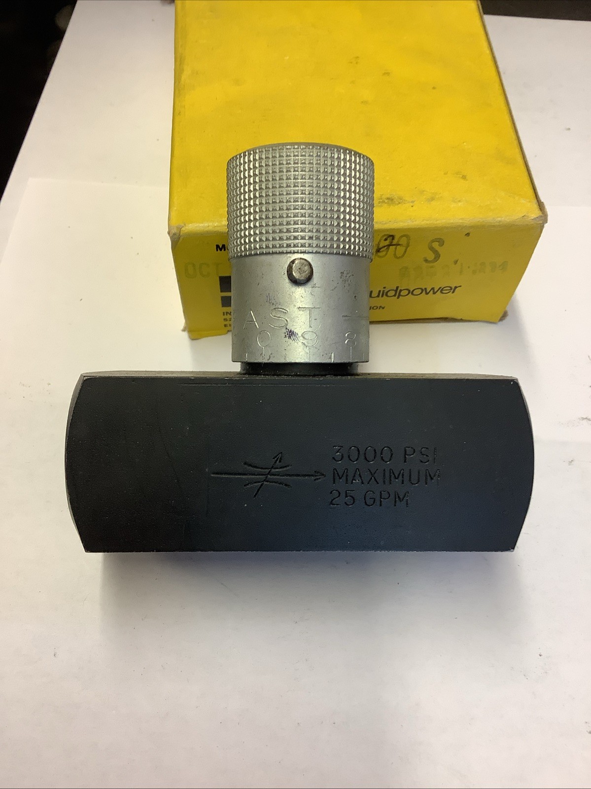 PARKER needle valve N1220S, 3000PSI, 25 GPM, 1”, (1 In Lot) 4054-57