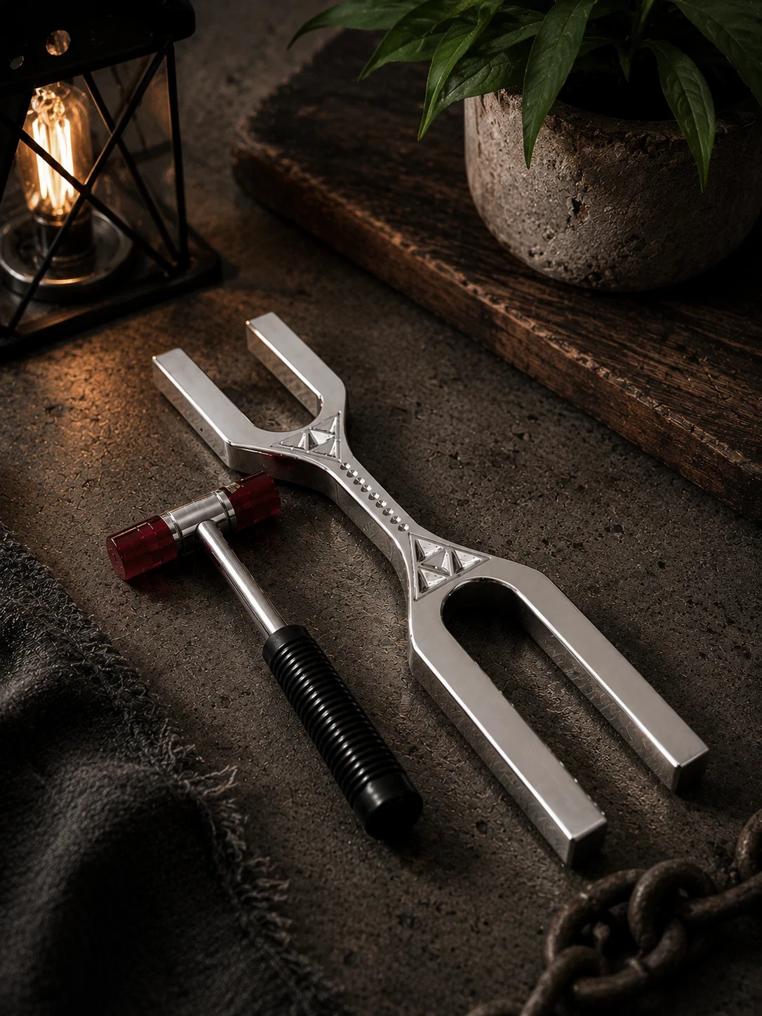 Premium DNA Key 852 Hz / 963 Hz Dual Side Giant Tuning Fork