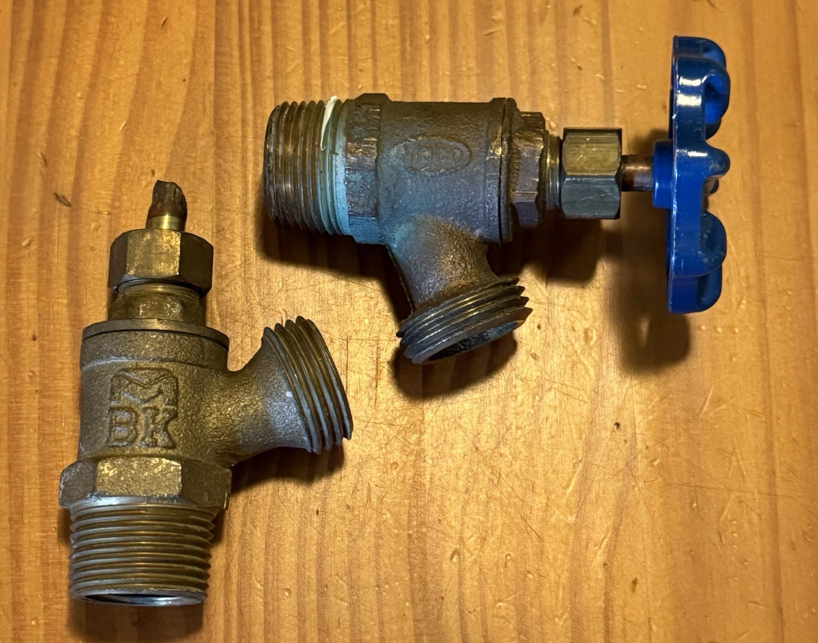 Lot of 2 M BK Nibco Classic Pro 3/4 Bronze Valves As Is See Pics VG3