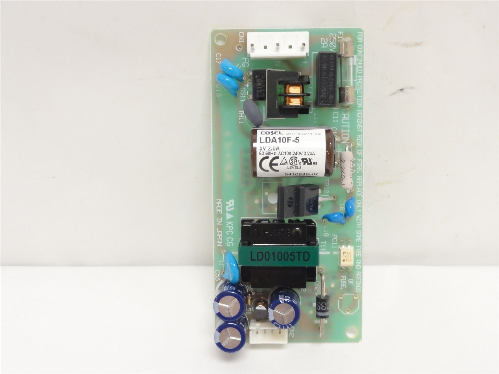 253629 Old-Stock; Cosel LDA10F-5 Open-Frame AC/DC Power Supply; 100-240VAC In