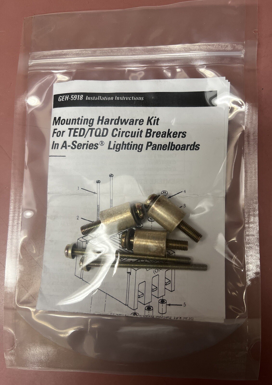 GE ASPTQD3P Mounting Kit for TQD Breakers 3-Pole USED- Great Condition