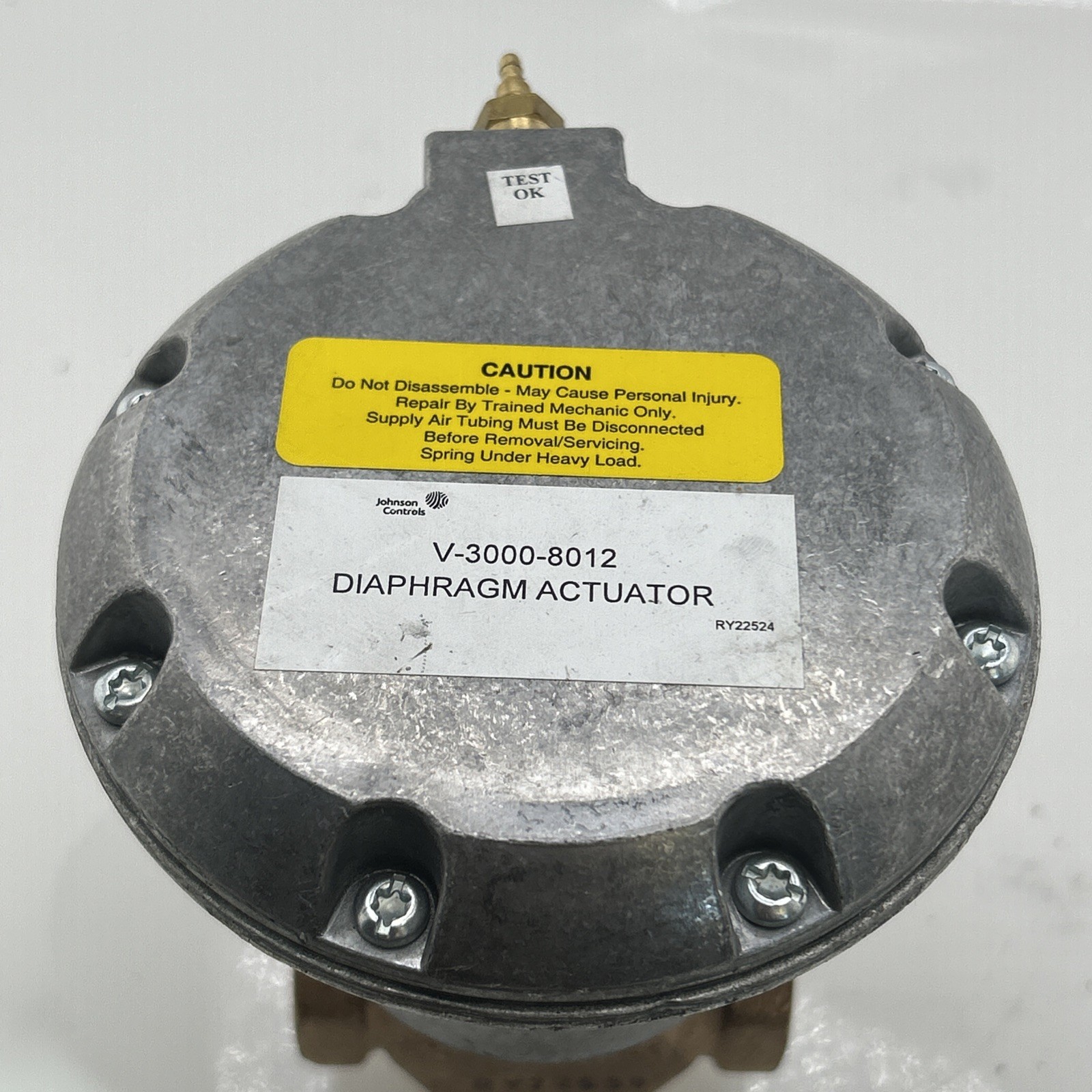 SEE Johnson Controls Actuated Valve, VG7842GT / V-3000-8012 CV4.6 T284F RY12122