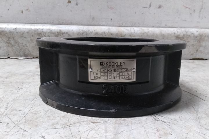 Keckley DD1F-CI-34136-400 4 In Pipe Size 290 GPM Cast Iron Check Valve