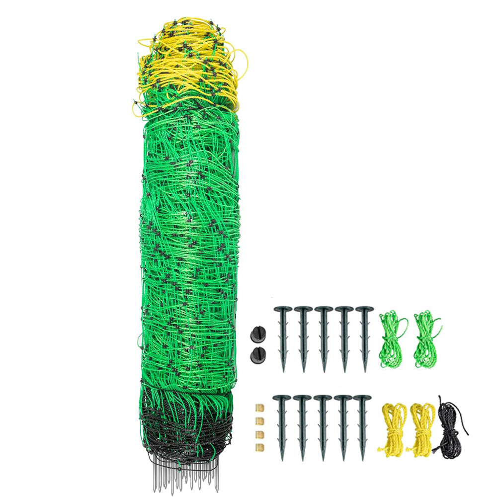 Durable Electric Fence Netting 42.5″H x 164’L Livestock Fencing for Hogs Goats