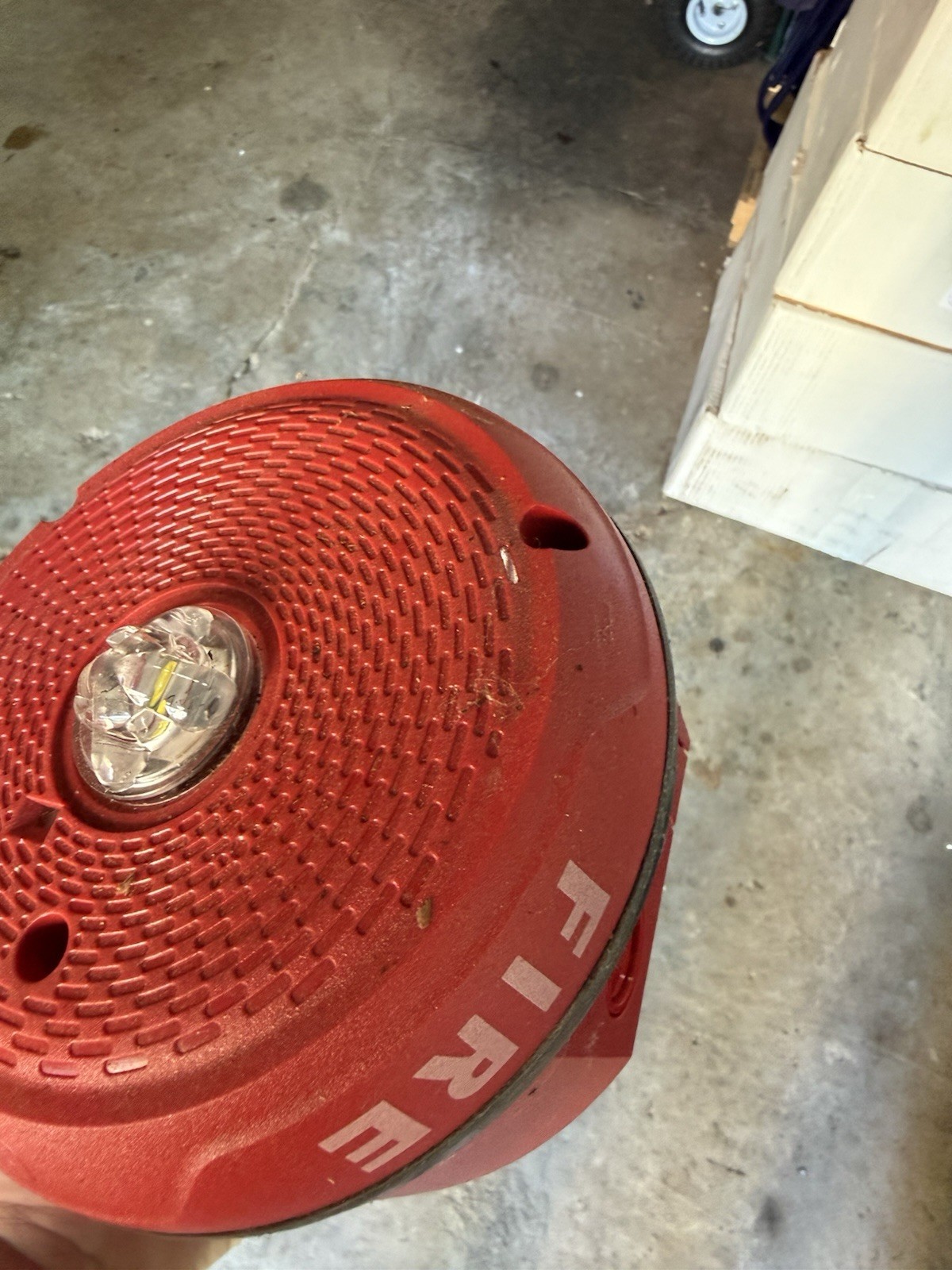 System Sensor SCRKLED Red Fire Alarm Horn/Strobe Notification Appliance “FIRE”