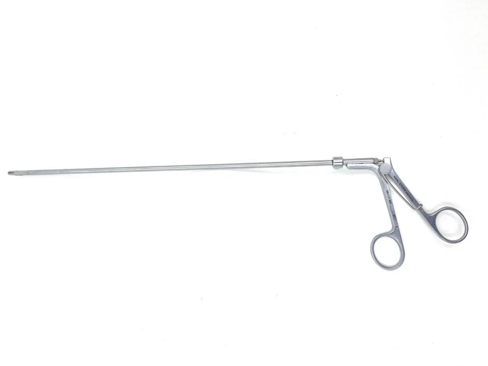 Karl Storz 26173MS Needle Holder and Suture Grasper, Sizes 5mm, Length 36cm