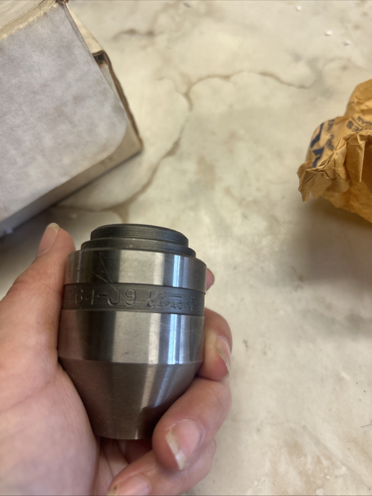Jacobs Chuck No. 64-J9 Chuck for Drills 1/2″ Drive, 1/8″ to 1/2″ Cap.