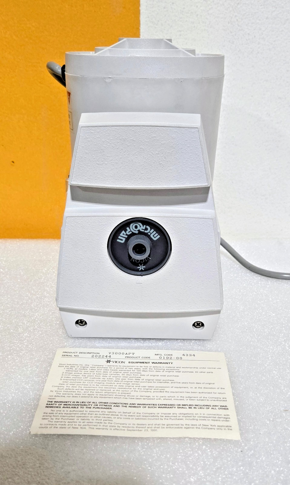 Vicon V3000APT Heavy-Duty Pan-Tilt Head – CCTV Security Camera Positioner NOB!