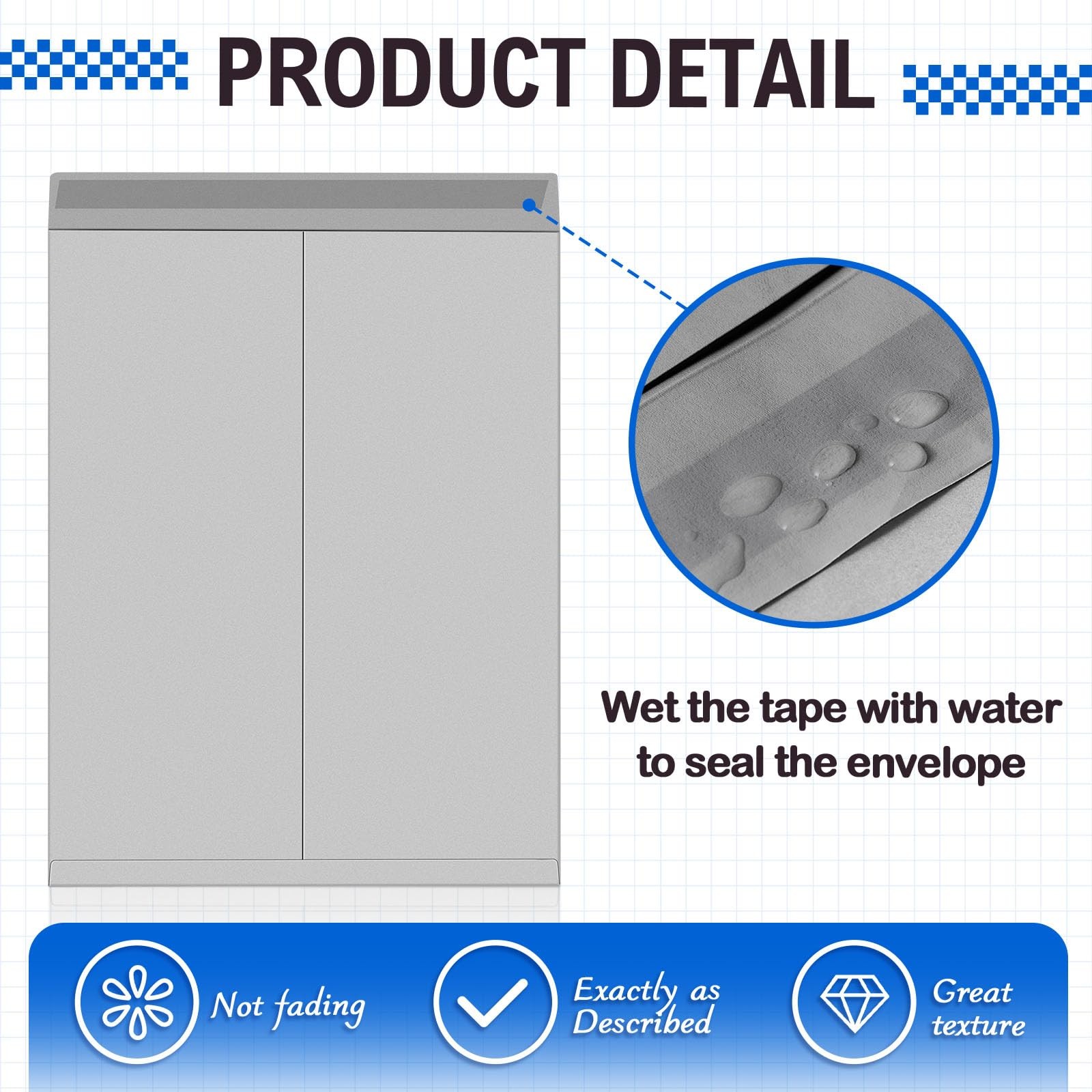 50 Pcs 14» x 18» Extra Large Mailing Envelopes 32lb with Gummed Flaps, Cata…