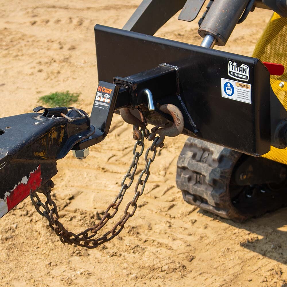 Titan Attachments Receiver Hitch Mount Plate 34 lb. Mini Toro Dingo Skid Steer