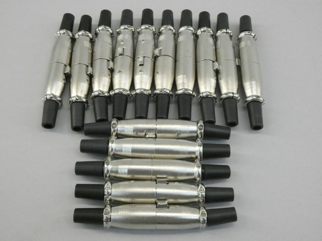 *Lot of 15* XLR 3-Pin Connectors – NEW Surplus!