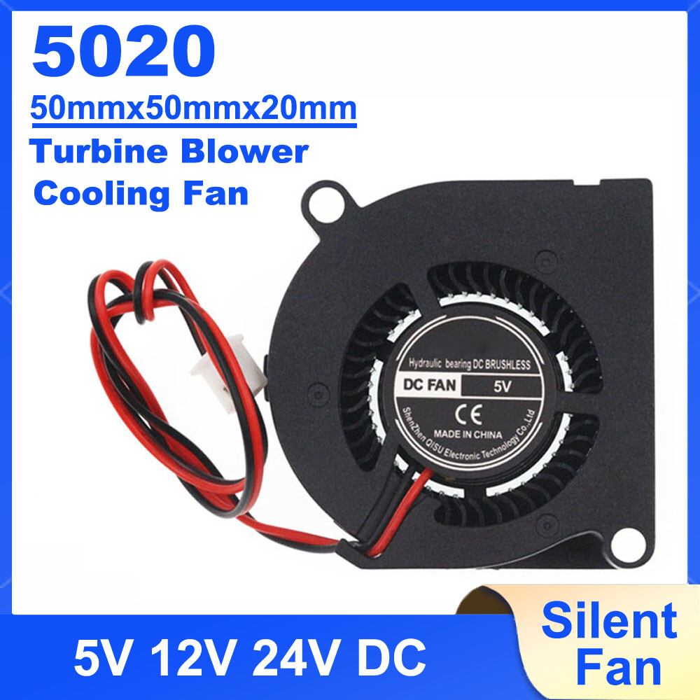 5020 – 50mm Turbine Blower Cooling Fan Silent Fan DC 5V 12V 24V 3D Printer