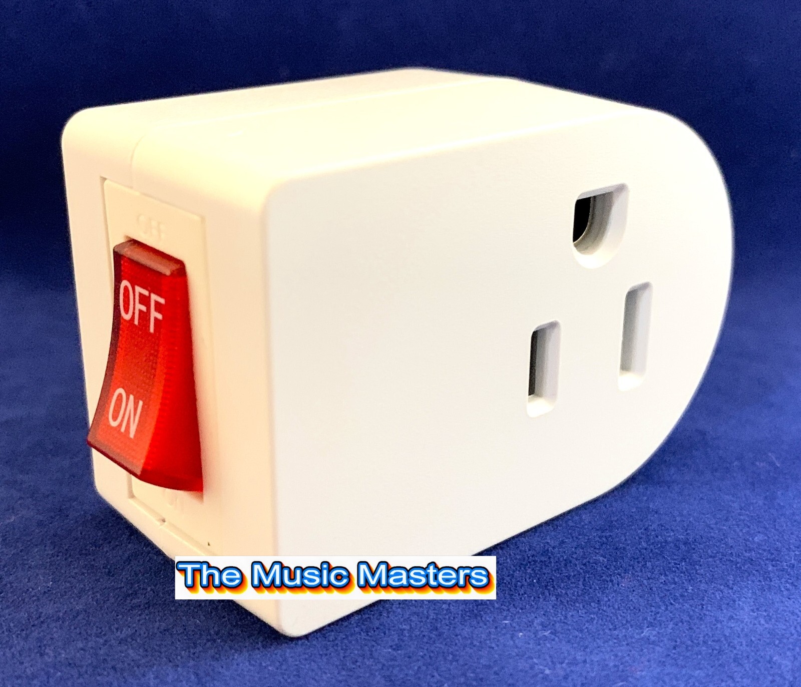 6X Grounded On/Off LIGHTED POWER SWITCH Single AC Wall Plug Electrical Outlet