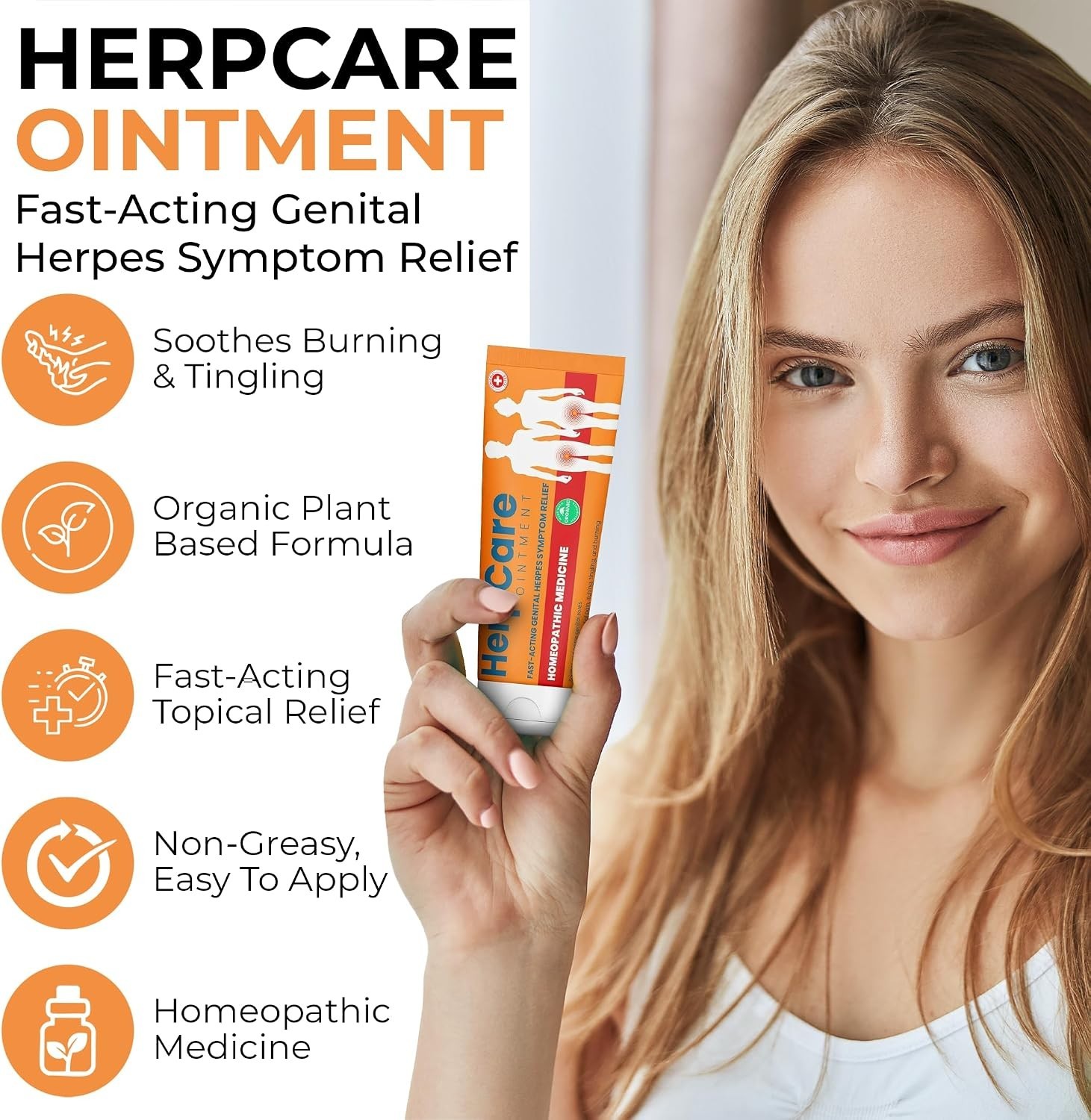 Genital Herpes Treatment | Fast Acting HerpCare Ointment | Homeopathic Medici…