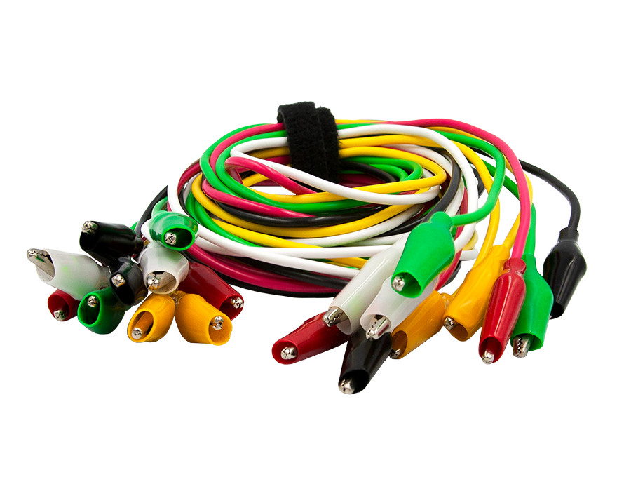 Zebra Gators – 10 Piece Small Size Alligator Jumper Lead Set # ZG002